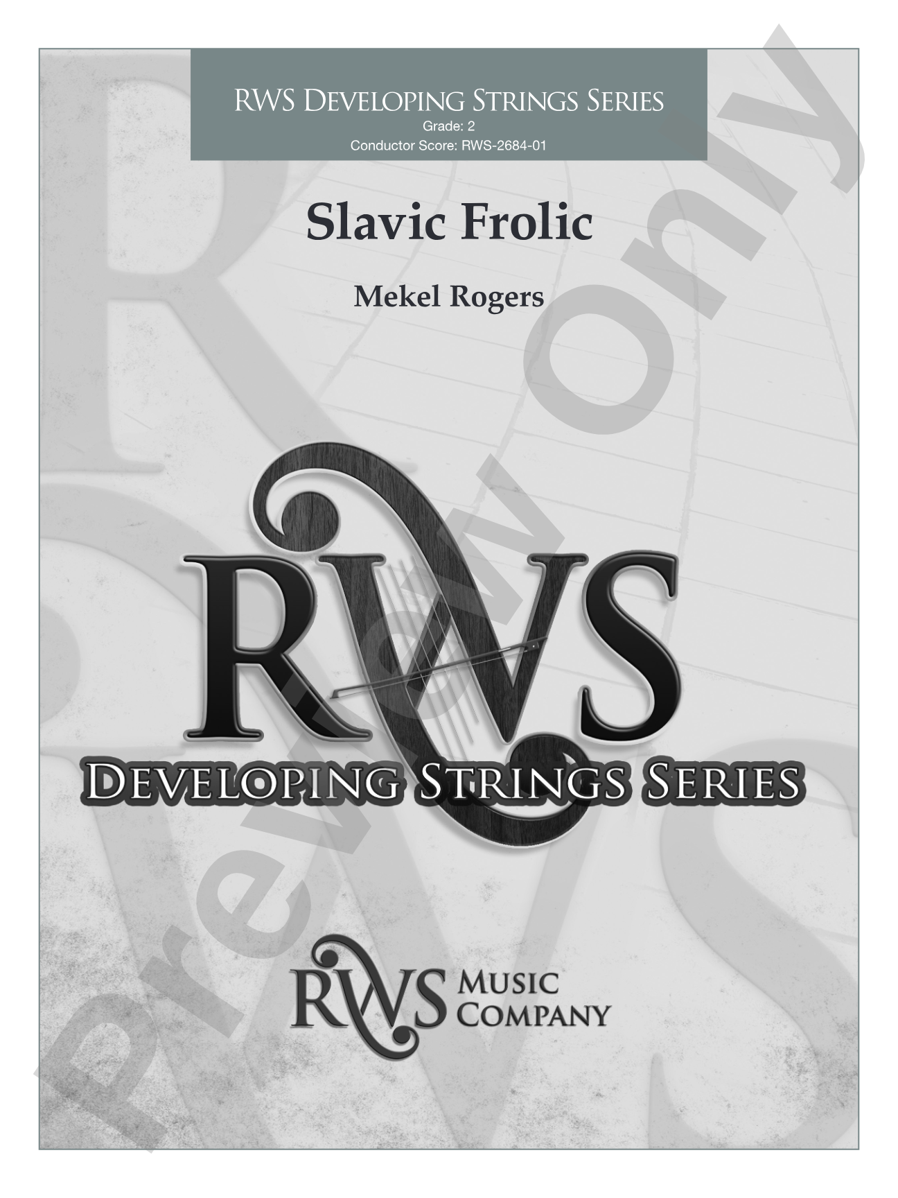 Slavic Frolic: String Orchestra Conductor Score & Parts