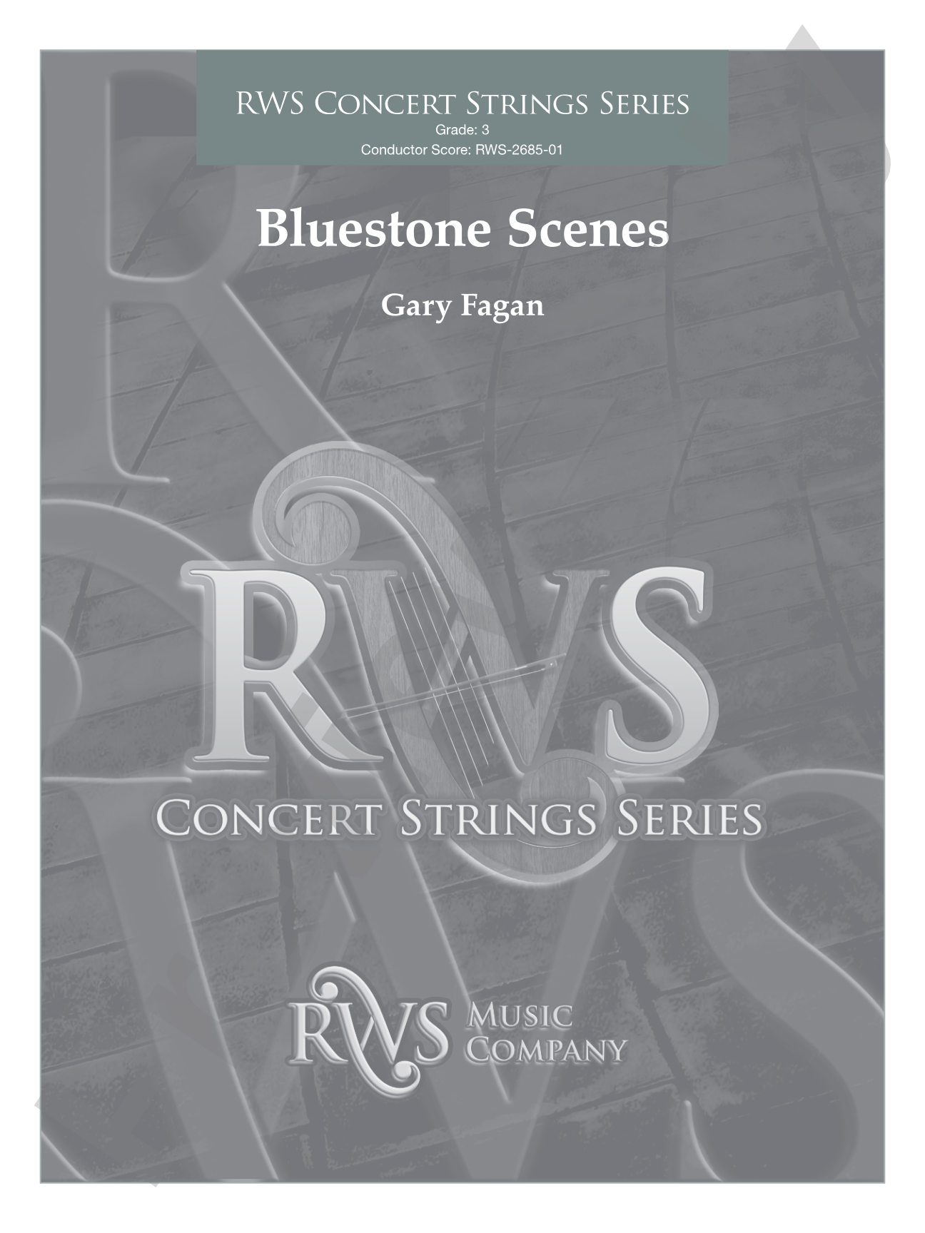 Bluestone Scenes: String Orchestra Conductor Score & Parts