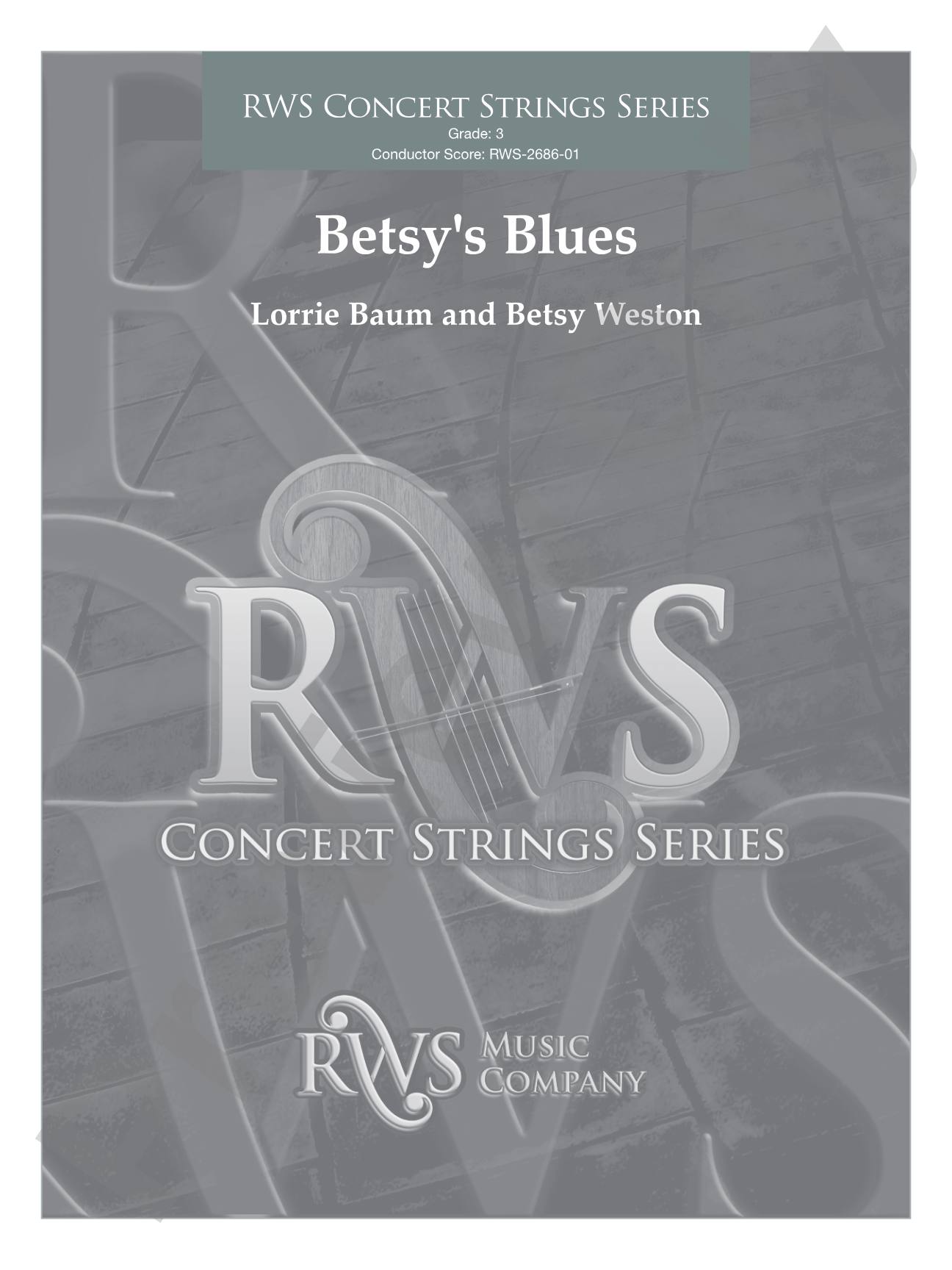 Betsy's Blues: String Orchestra Conductor Score & Parts