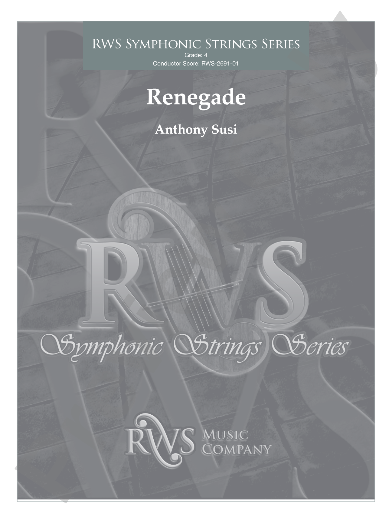 Renegade: String Orchestra Conductor Score & Parts
