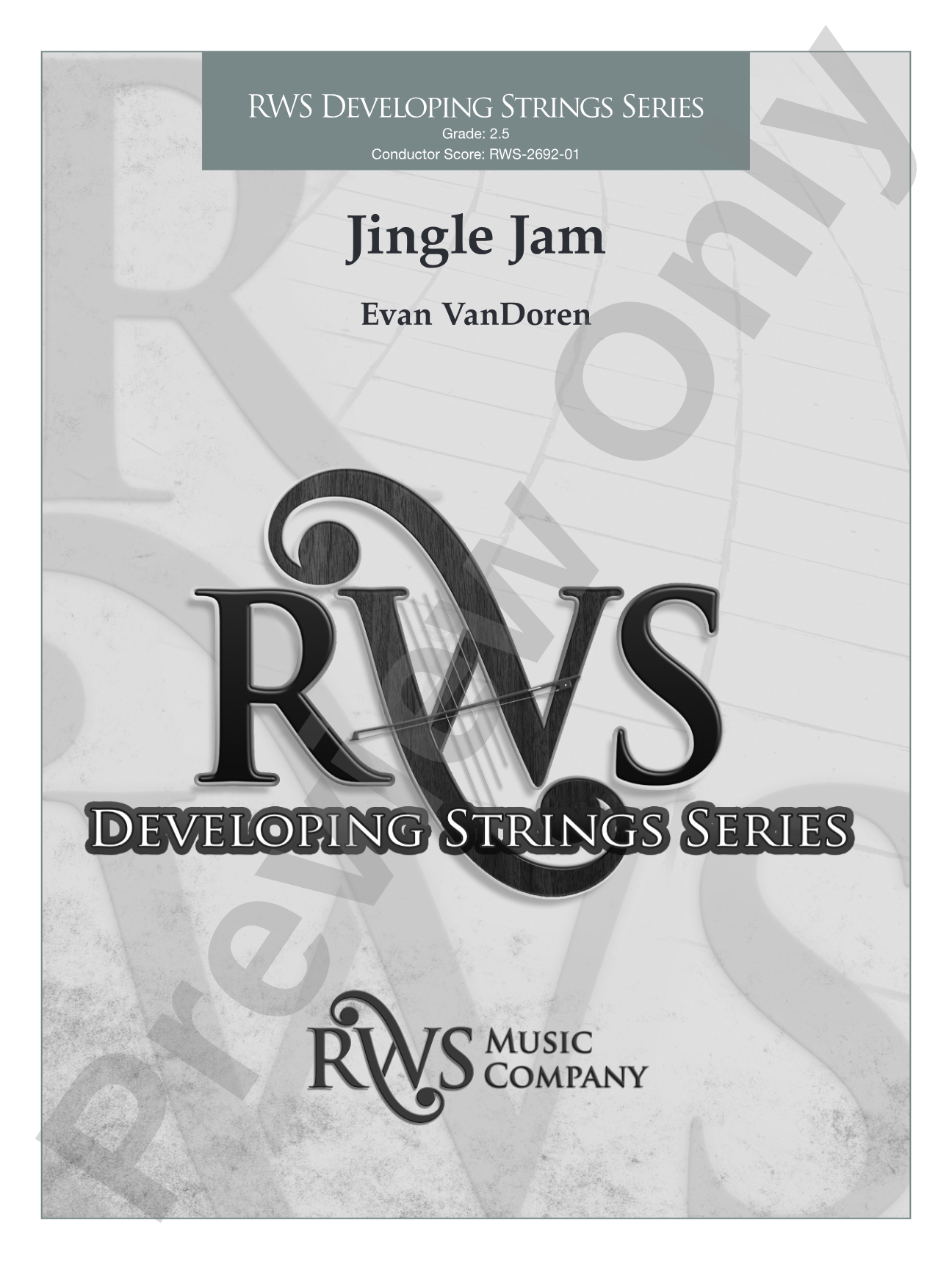 Jingle Jam: String Orchestra Conductor Score & Parts