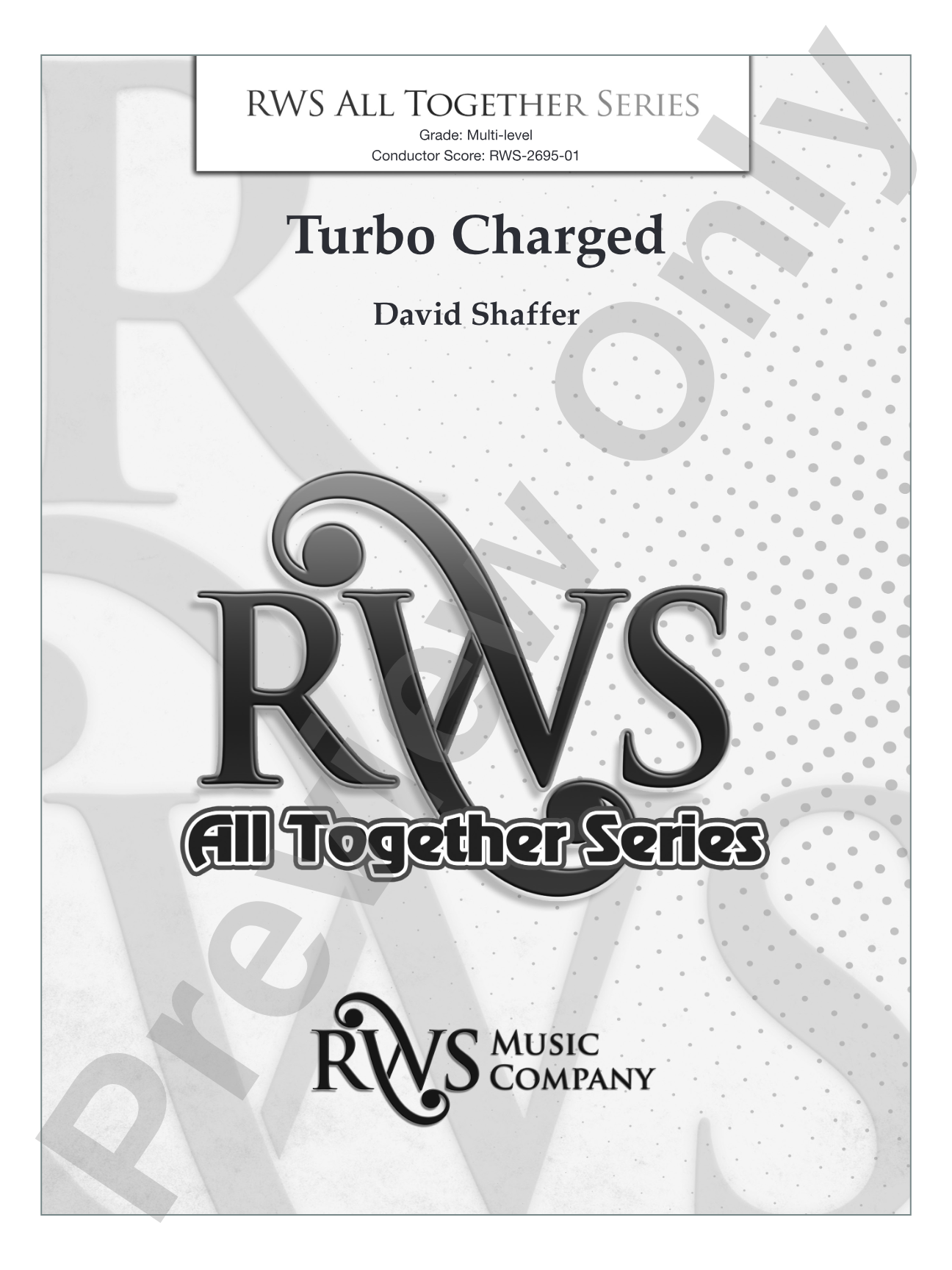 Turbo Charged: Concert Band Conductor Score & Parts