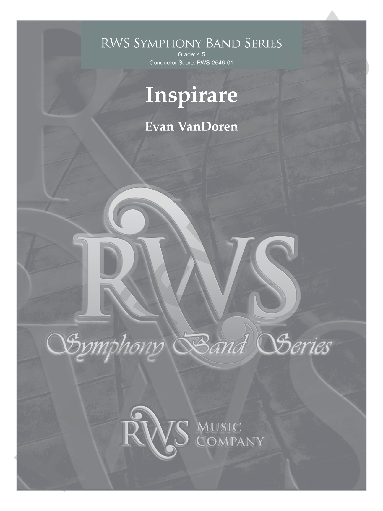 Inspirare: Concert Band Conductor Score & Parts