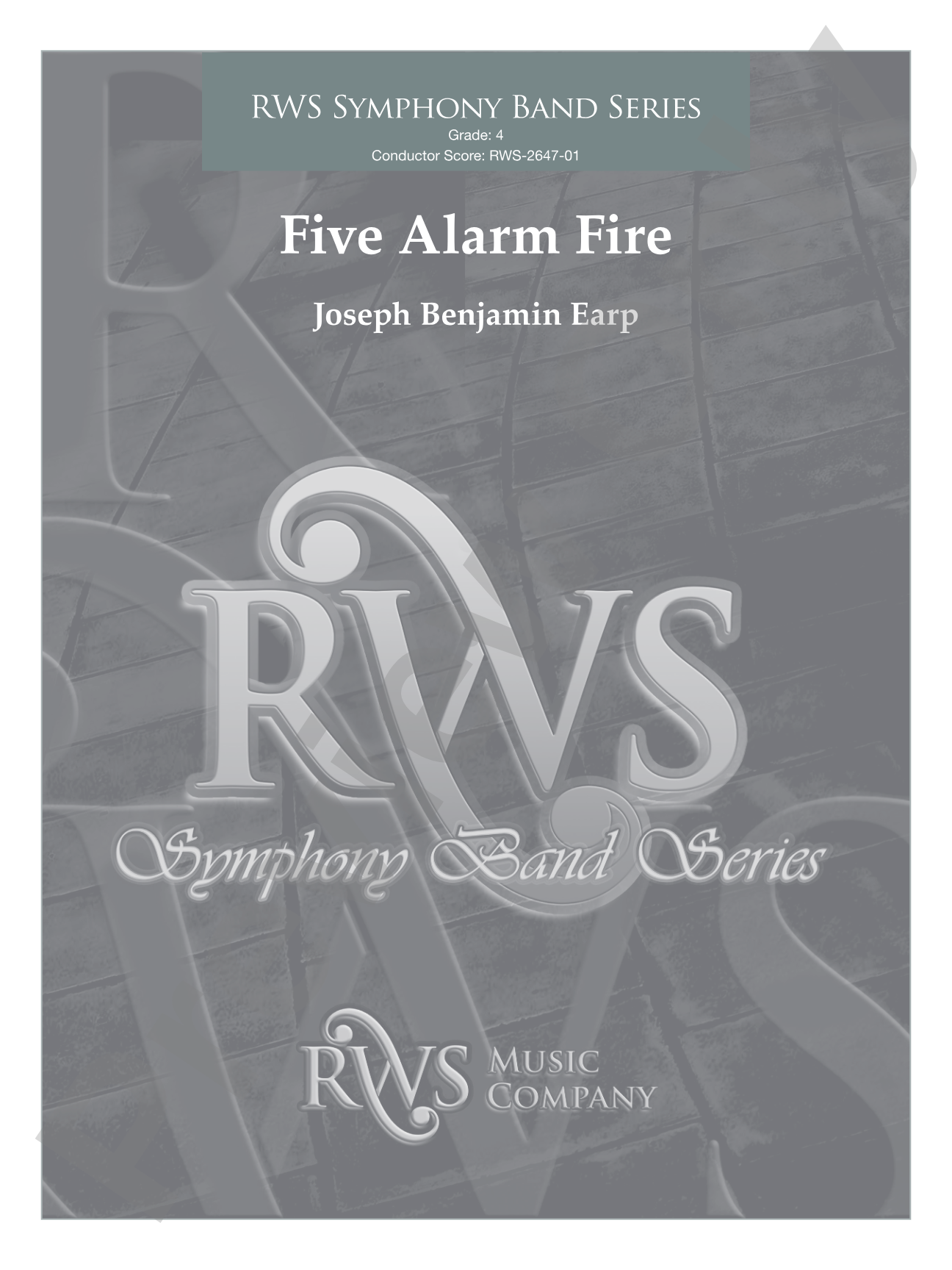 Five Alarm Fire: Concert Band Conductor Score & Parts