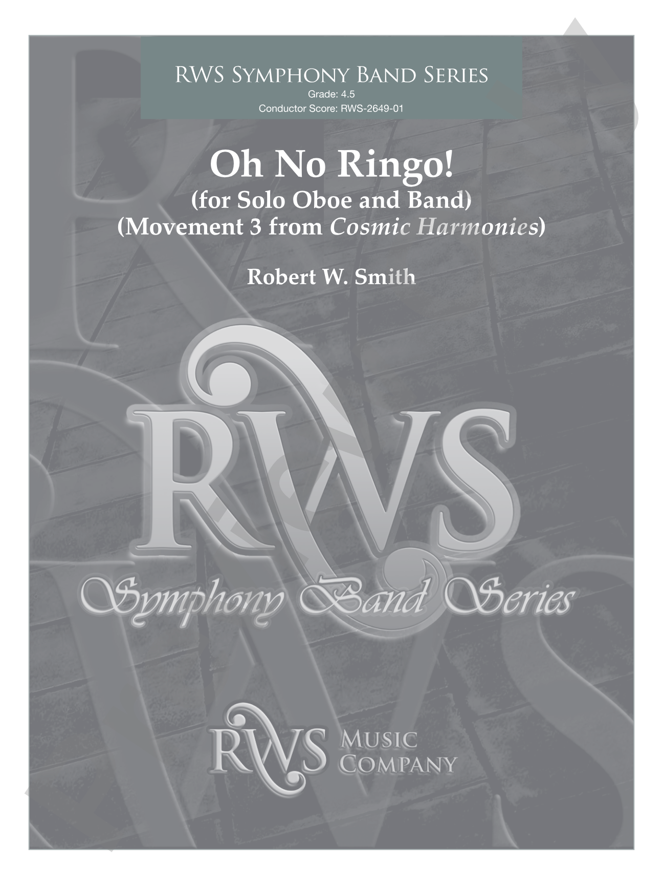 Oh No Ringo!: Concert Band Conductor Score & Parts
