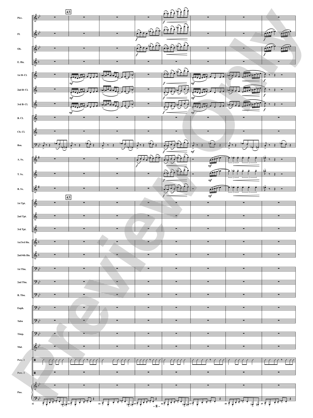 Aces - For Those Who Command the Skies: Concert Band Conductor Score & Parts