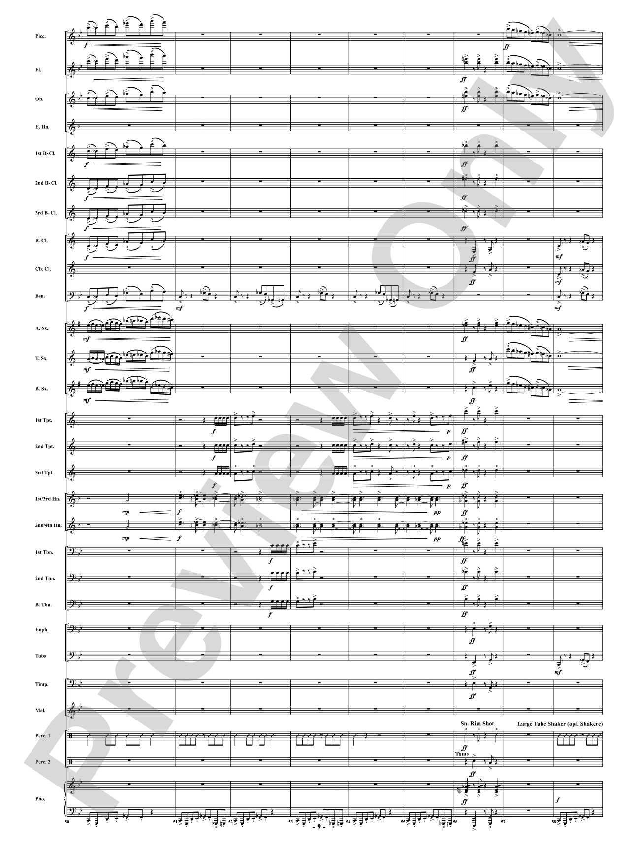 Aces - For Those Who Command the Skies: Concert Band Conductor Score & Parts