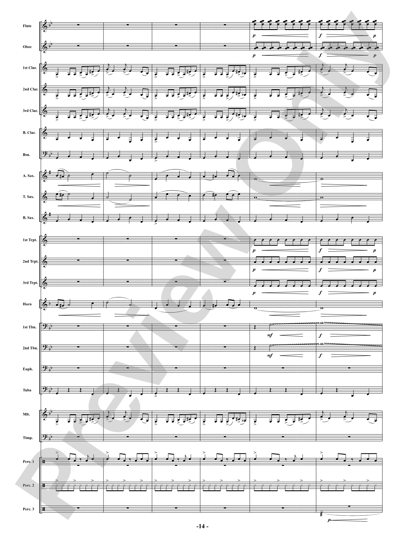 Full Throttle: Concert Band Conductor Score & Parts