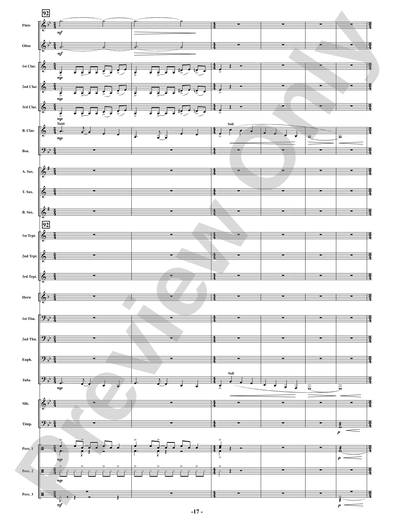 Full Throttle: Concert Band Conductor Score & Parts
