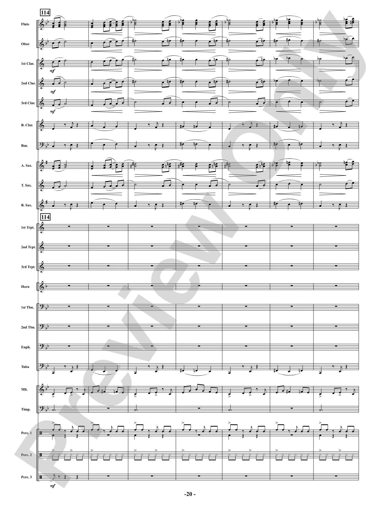 Full Throttle: Concert Band Conductor Score & Parts