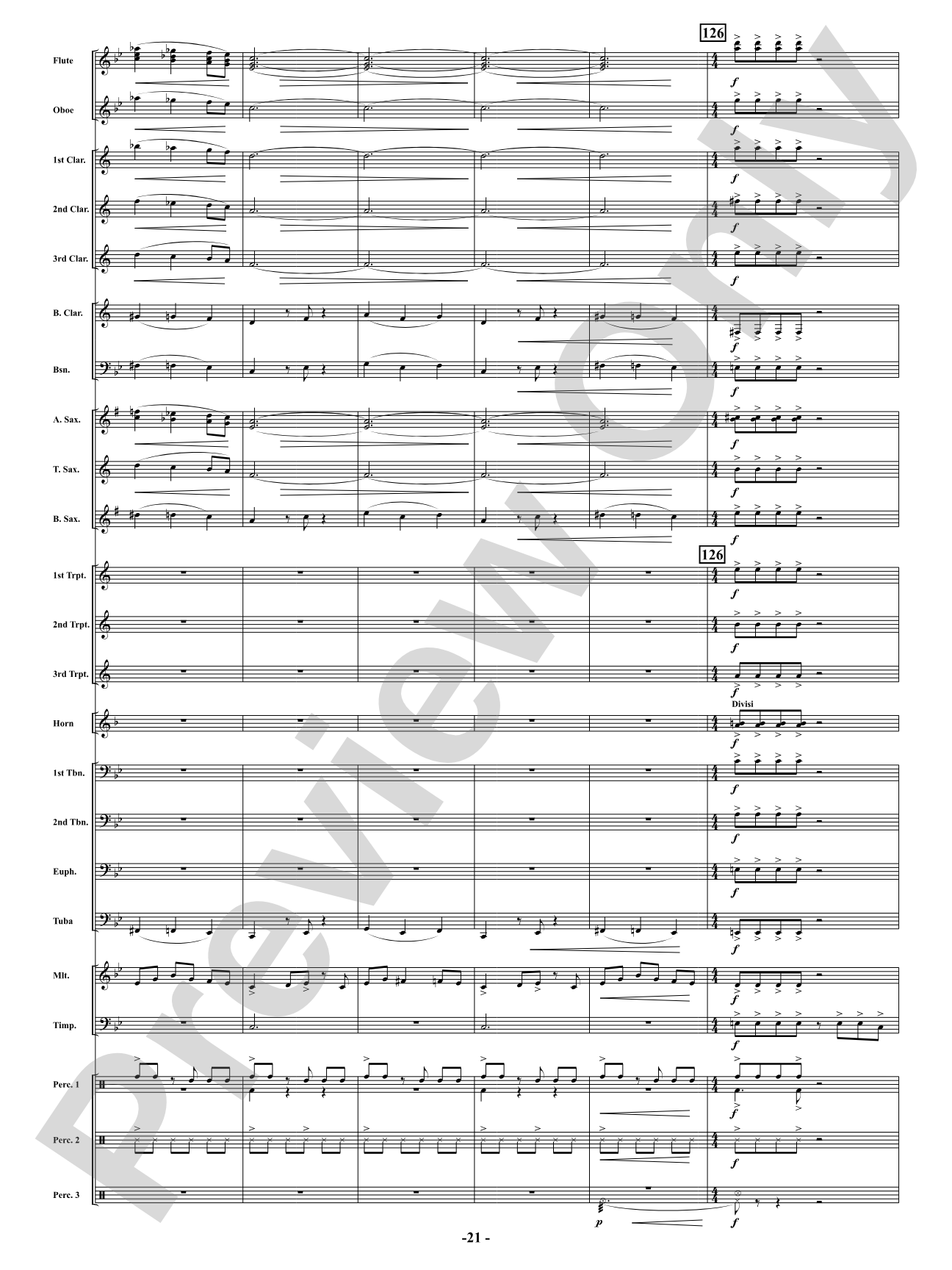 Full Throttle: Concert Band Conductor Score & Parts