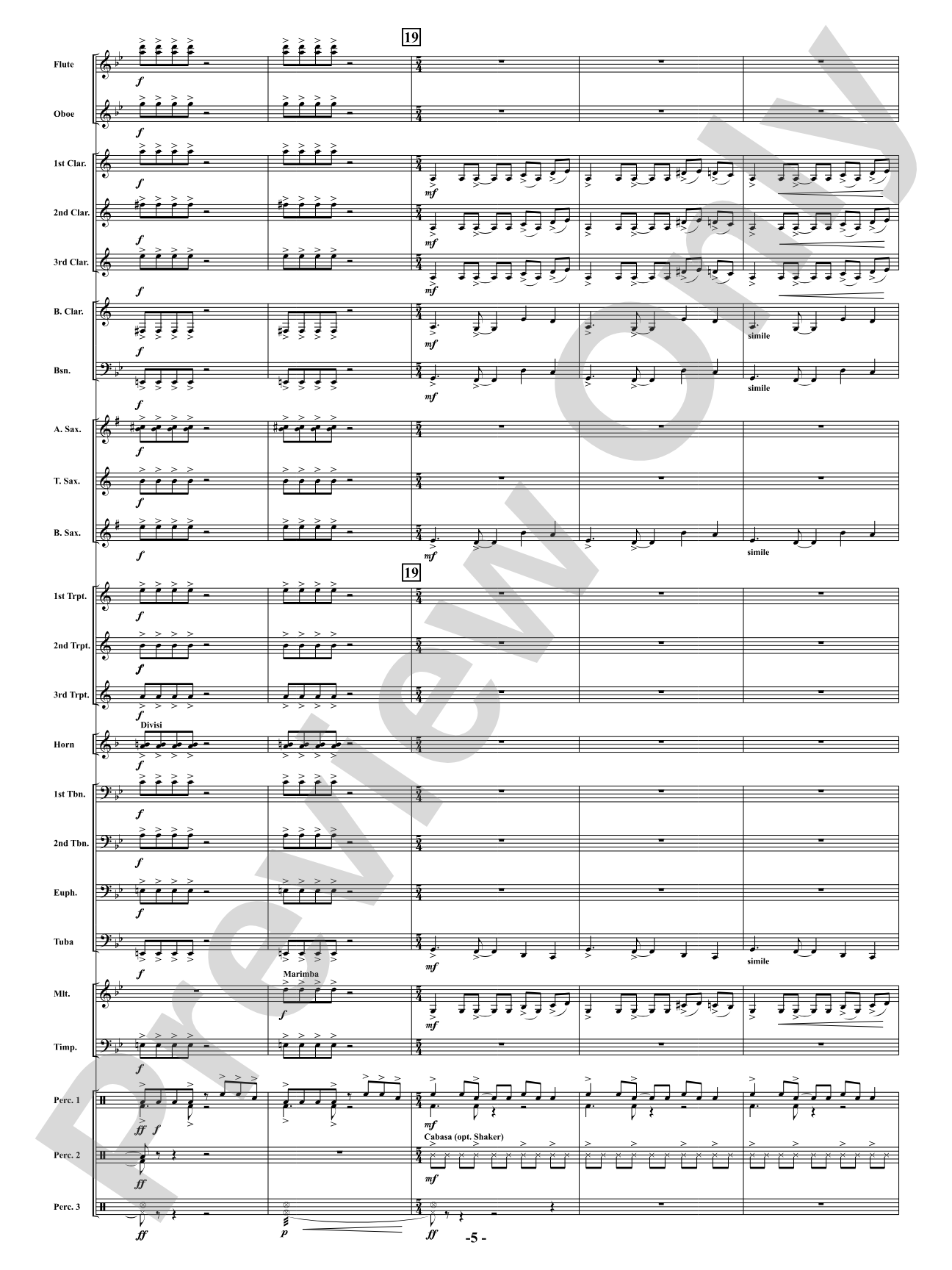Full Throttle: Concert Band Conductor Score & Parts