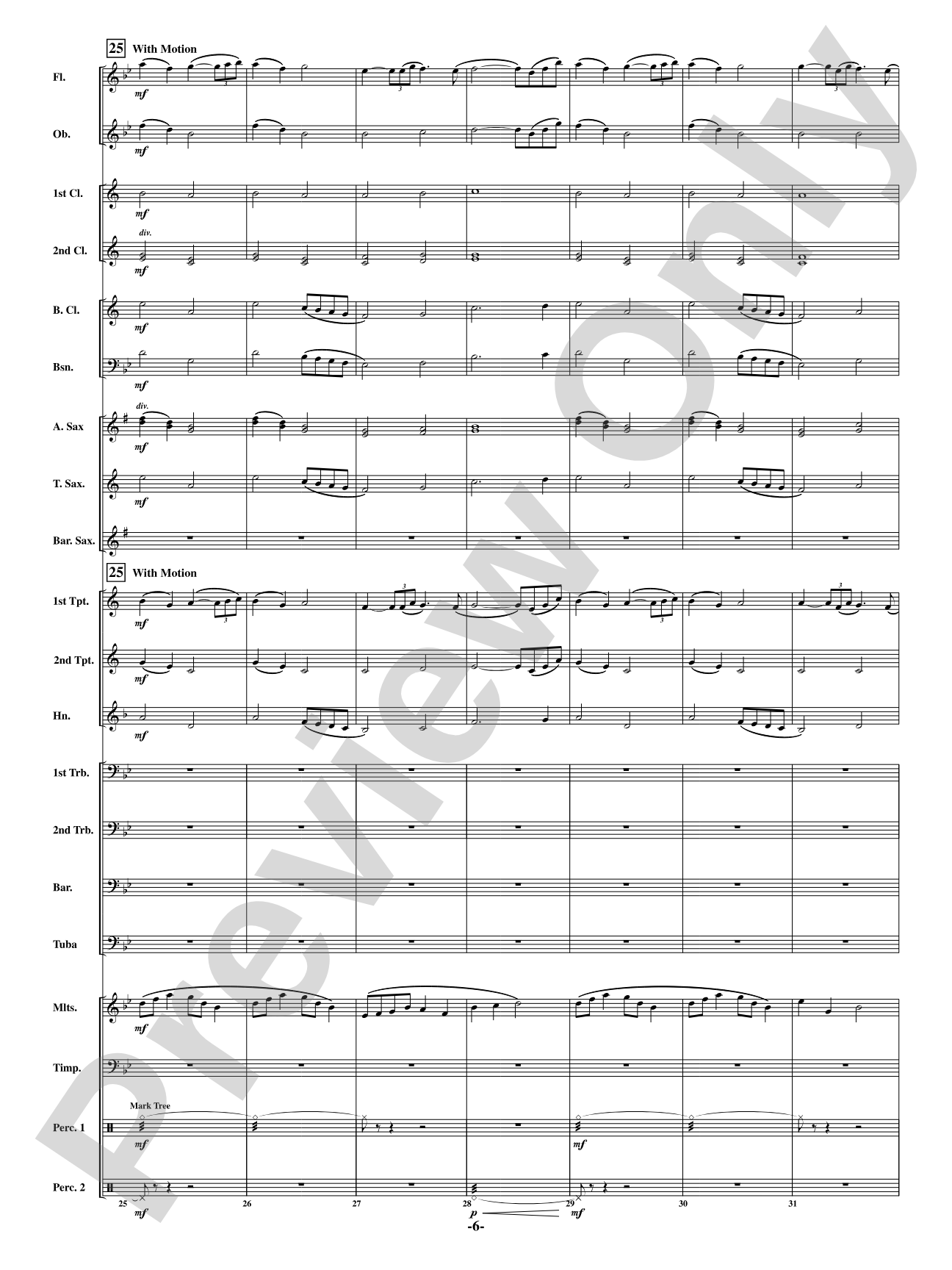 Blue: Concert Band Conductor Score & Parts