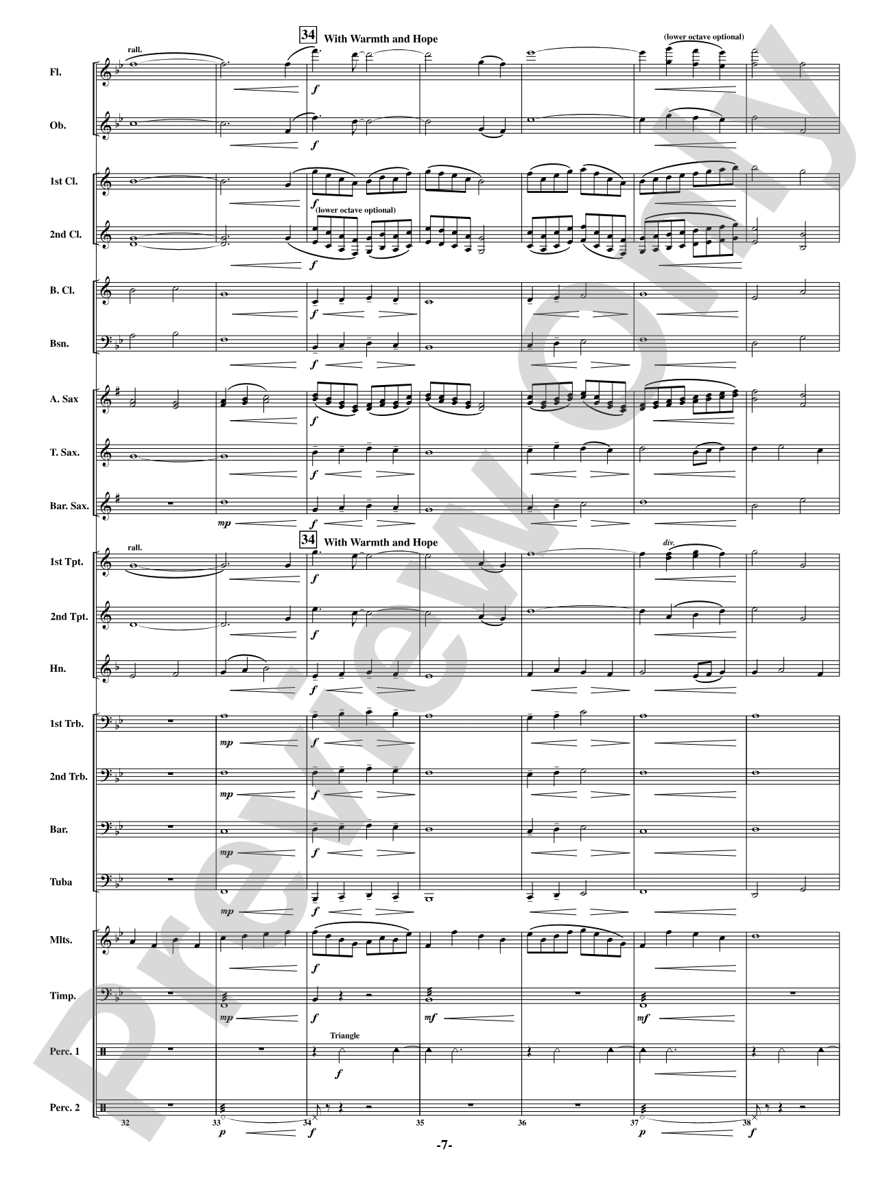 Blue: Concert Band Conductor Score & Parts