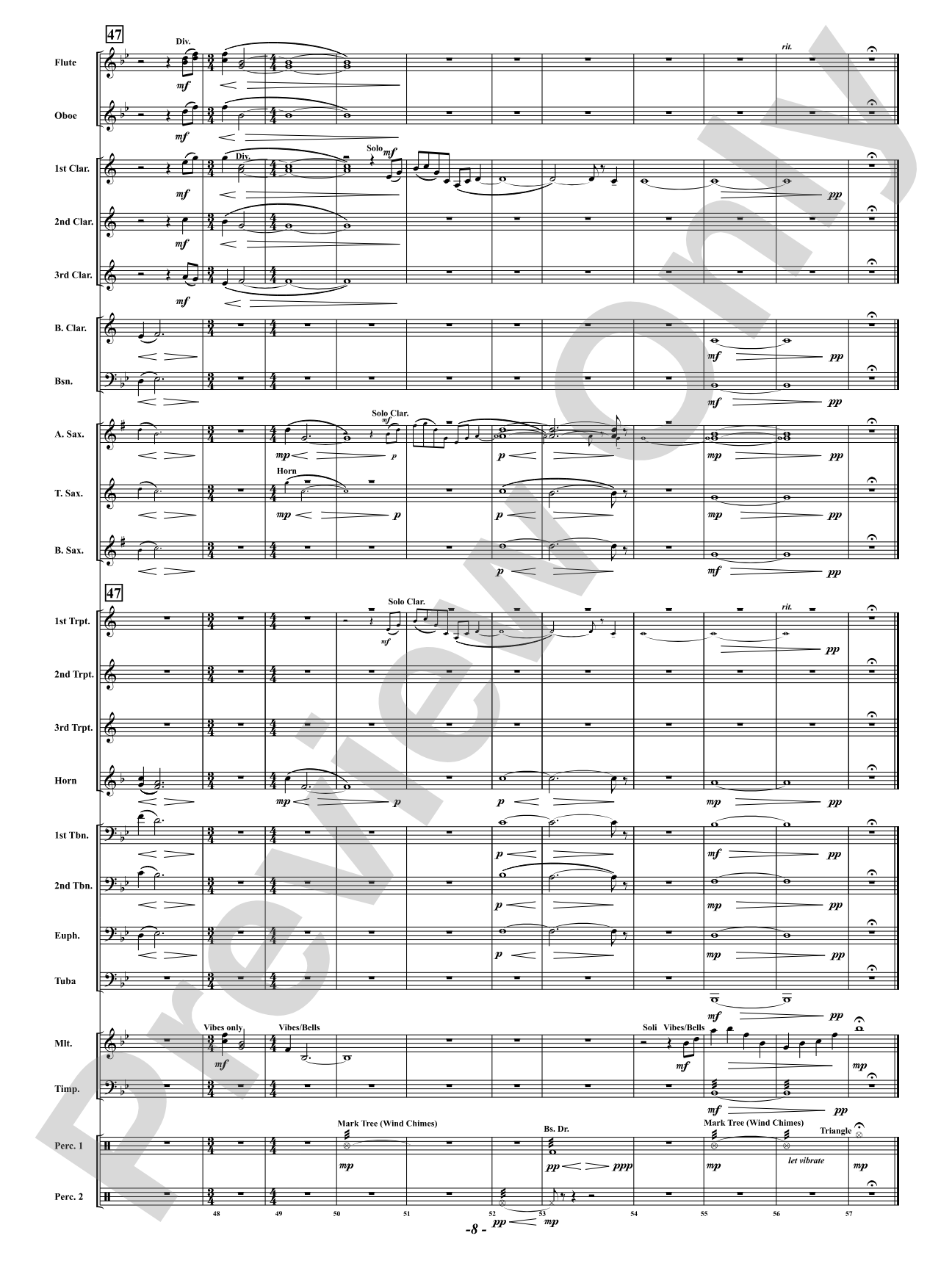 Hope: Concert Band Conductor Score & Parts