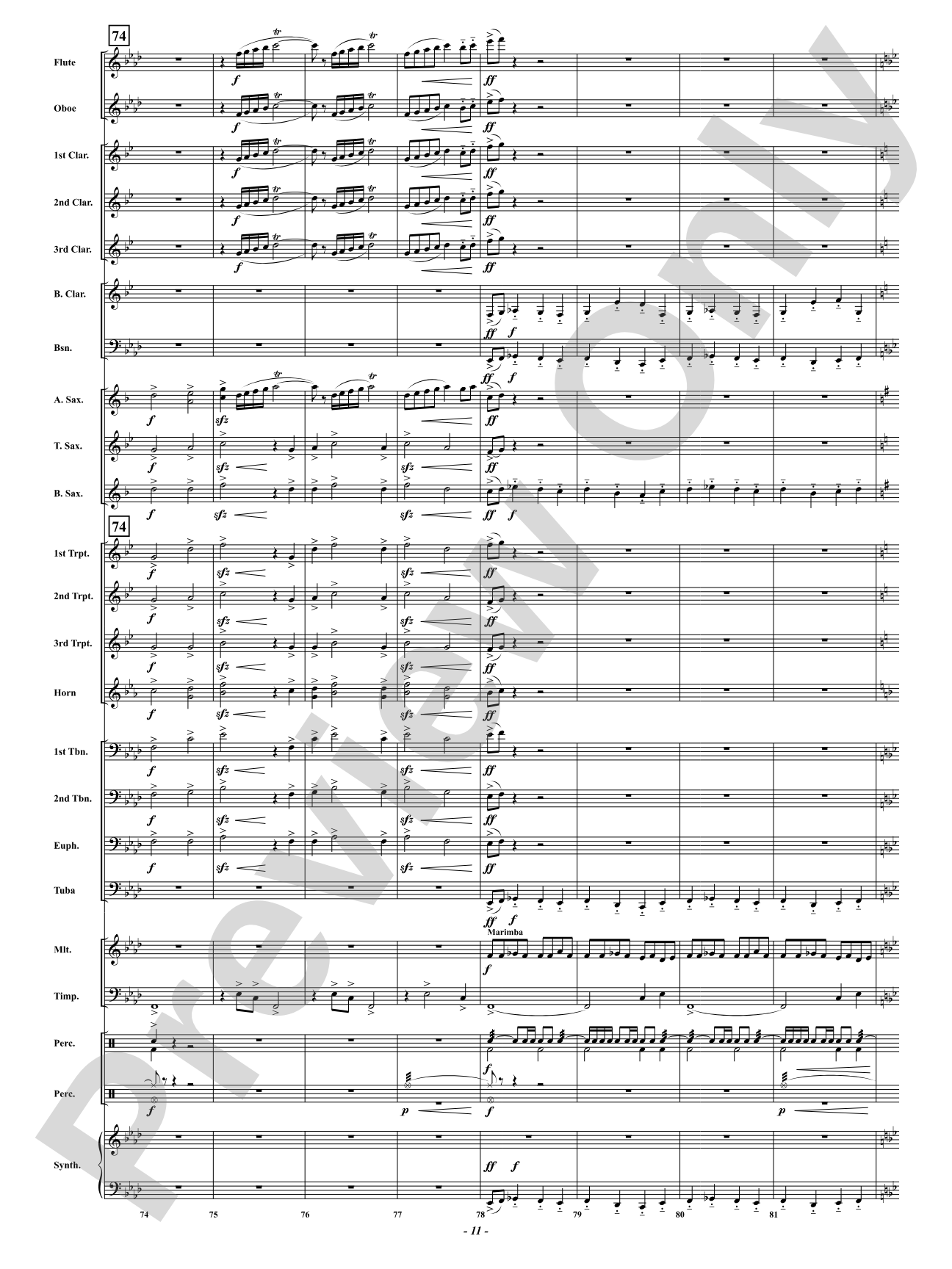 Stone Gardens: Concert Band Conductor Score & Parts