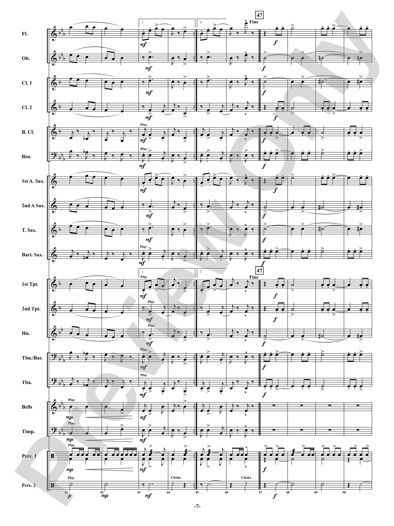 Oscar Mike - On the Move: Concert Band Conductor Score & Parts