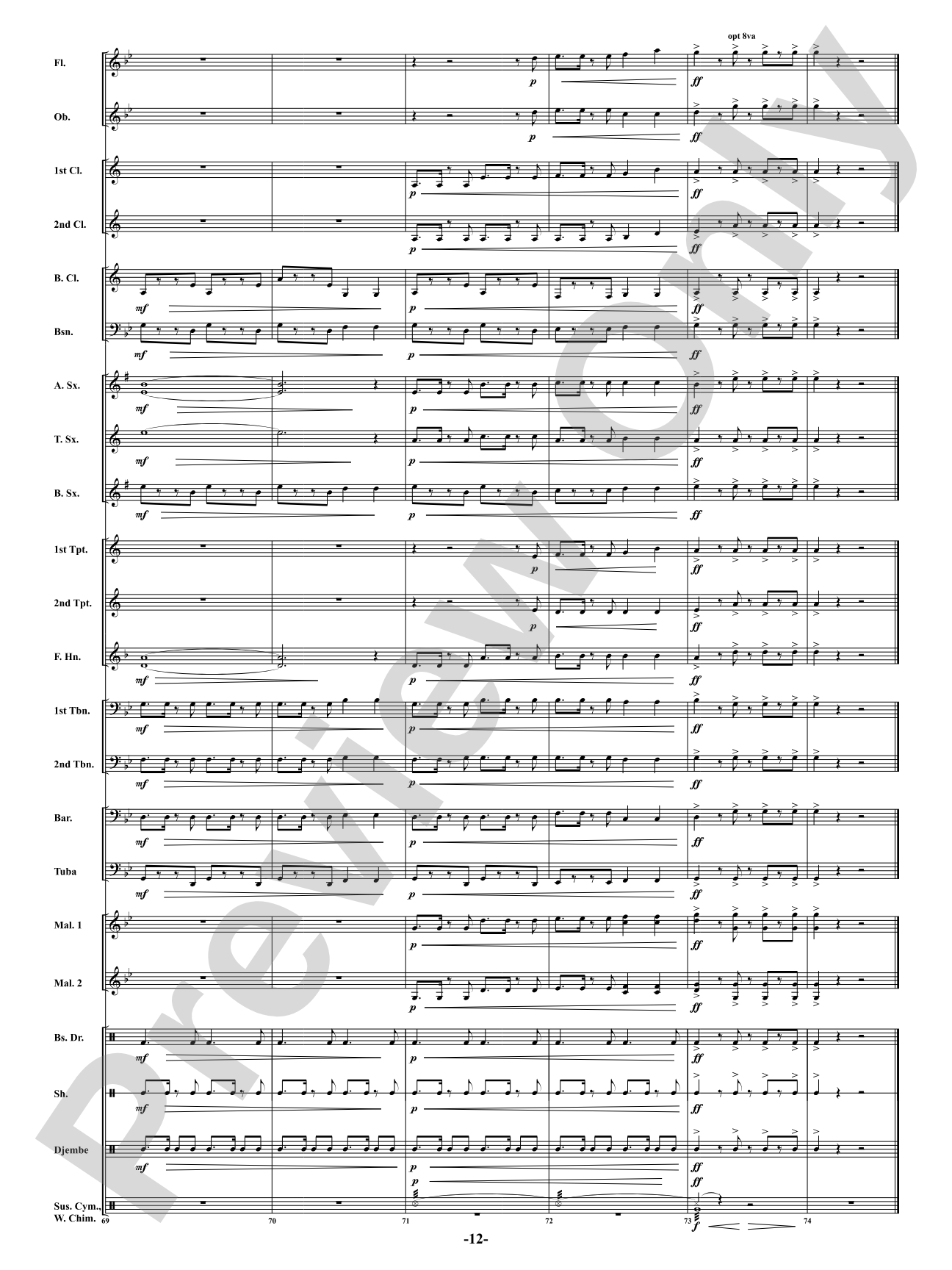 African Celebration - A Safari for Band: Concert Band Conductor Score & Parts