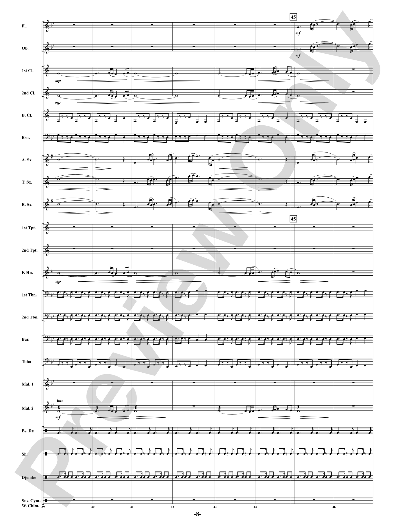 African Celebration - A Safari for Band: Concert Band Conductor Score & Parts