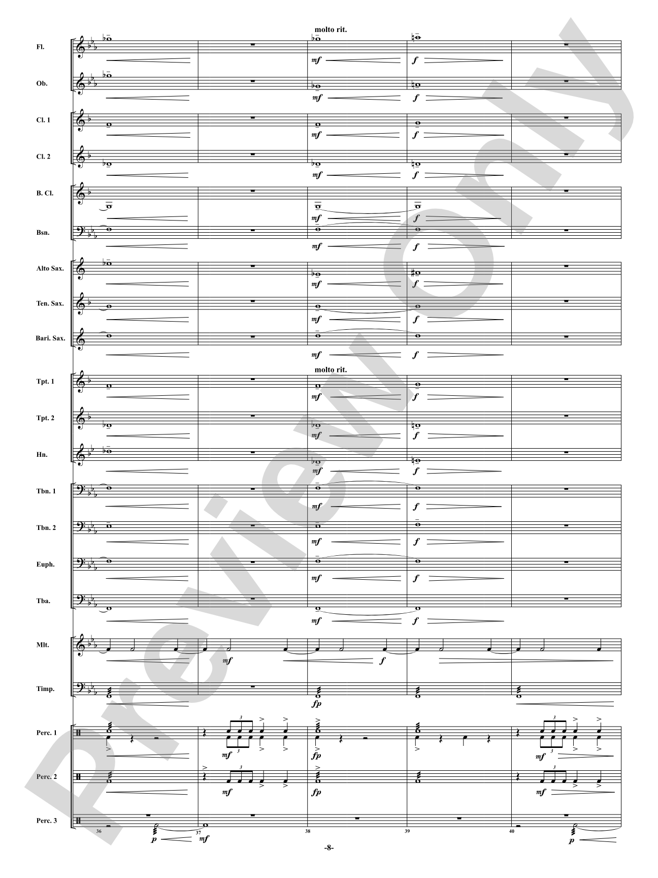 Dark Matter: Concert Band Conductor Score & Parts