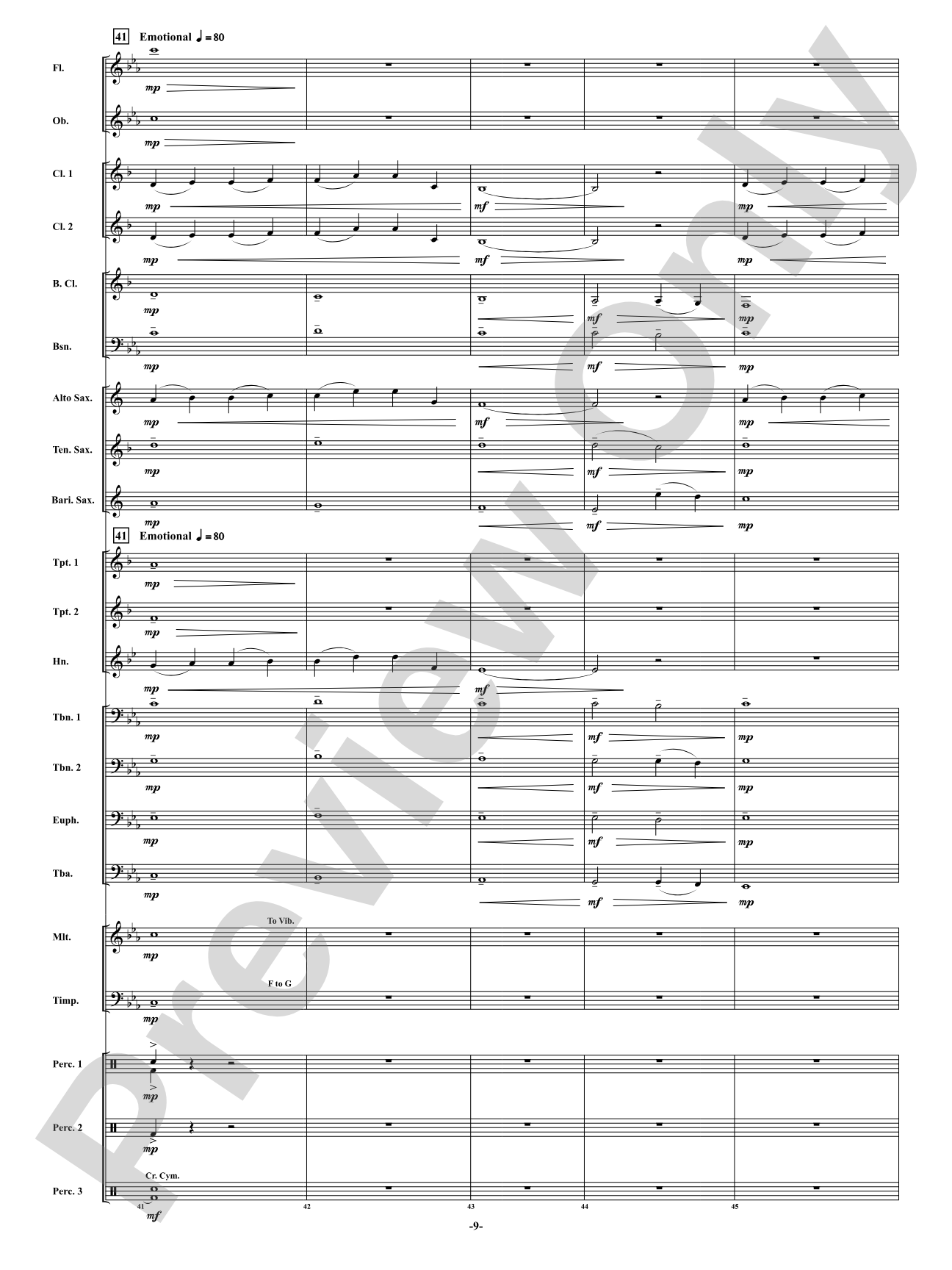 Dark Matter: Concert Band Conductor Score & Parts