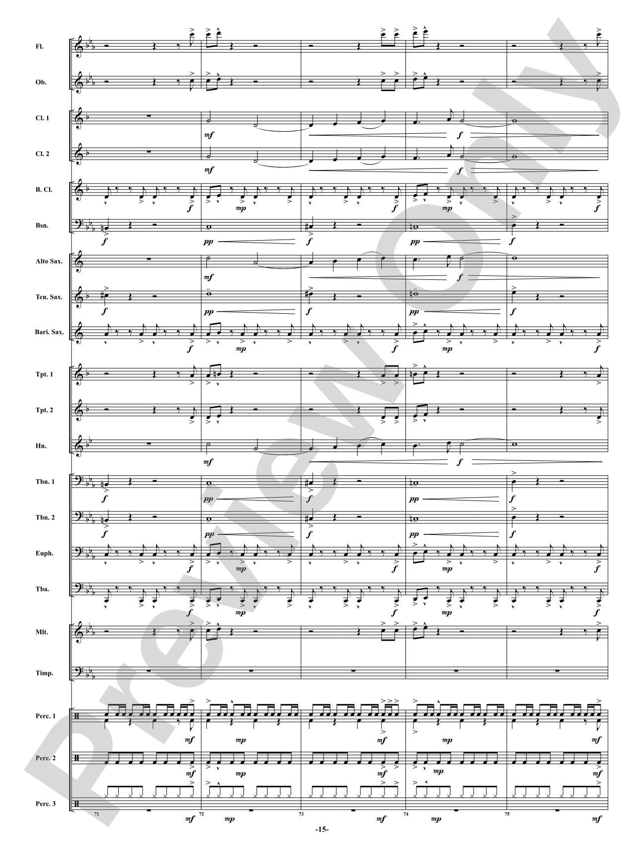 Dark Matter: Concert Band Conductor Score & Parts