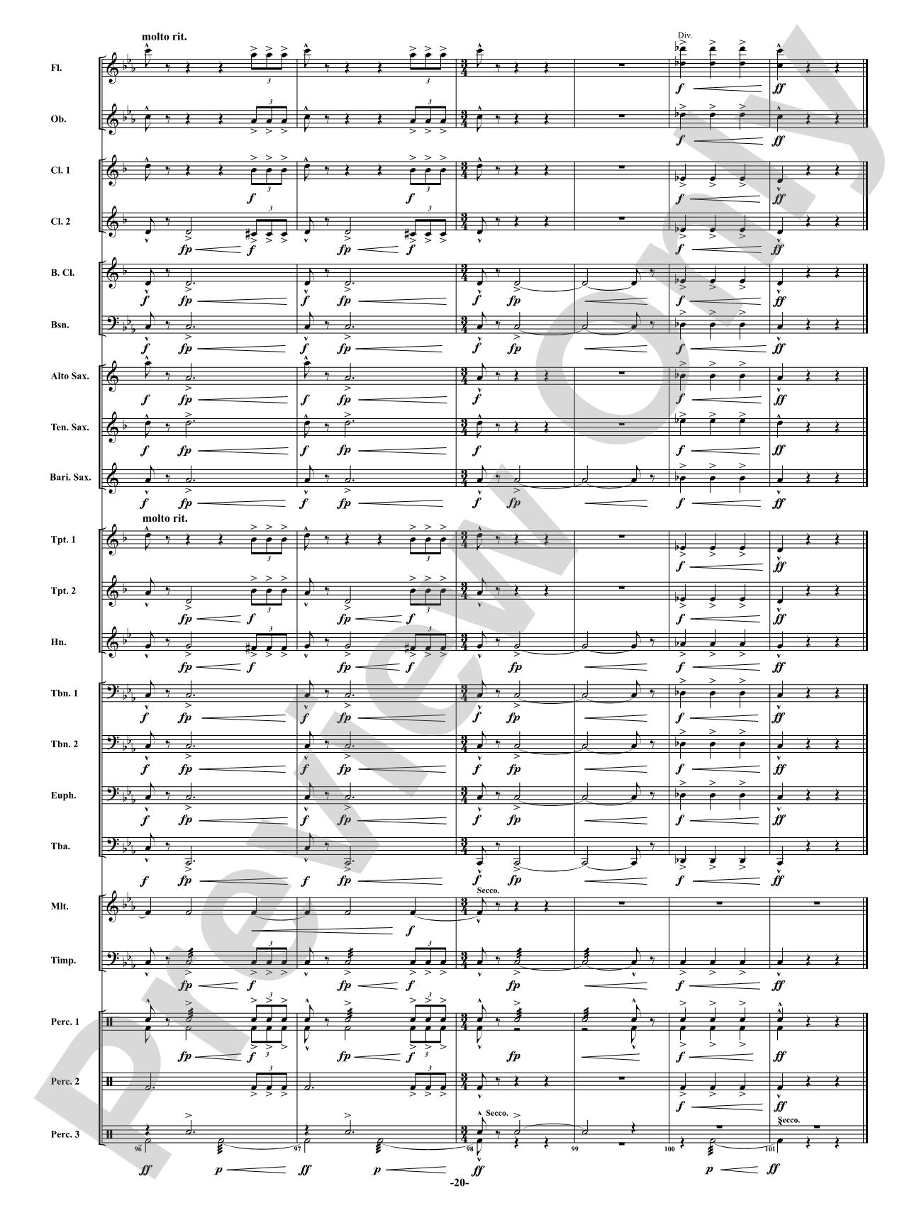 Dark Matter: Concert Band Conductor Score & Parts