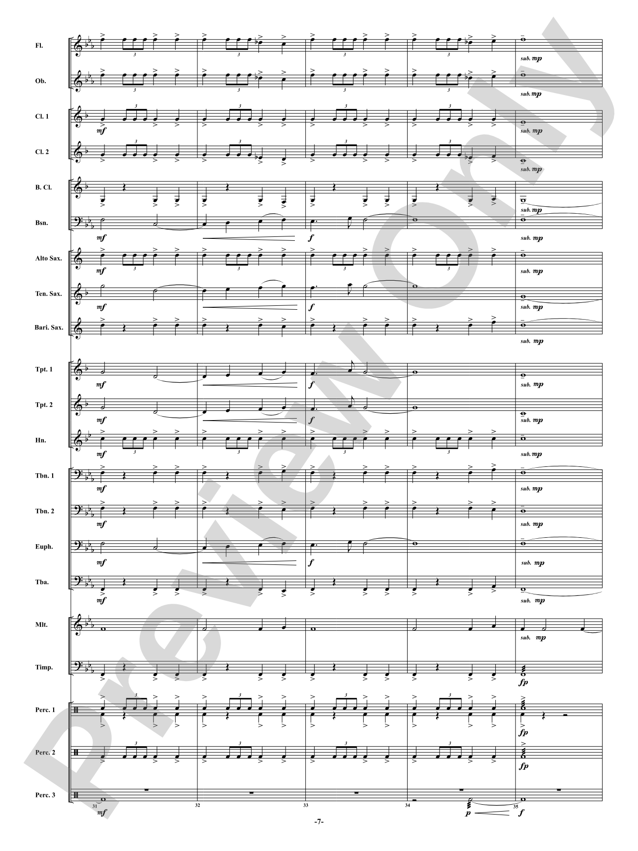 Dark Matter: Concert Band Conductor Score & Parts