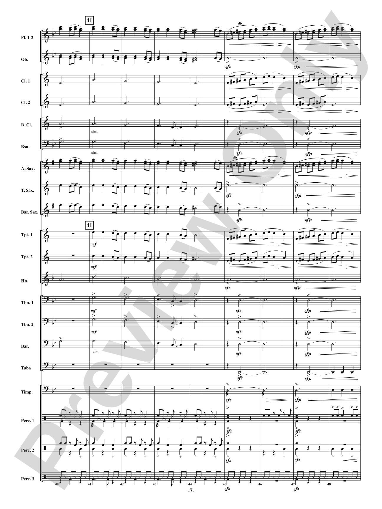 Brazilian Bell Carol: Concert Band Conductor Score & Parts