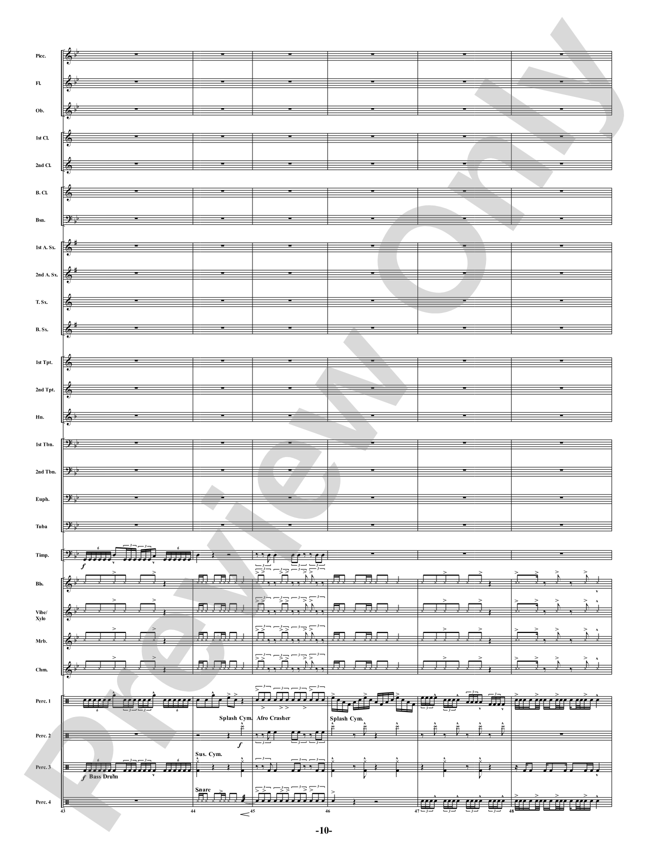 Industria - For Winds & Percussion Ensemble: Concert Band Conductor Score & Parts