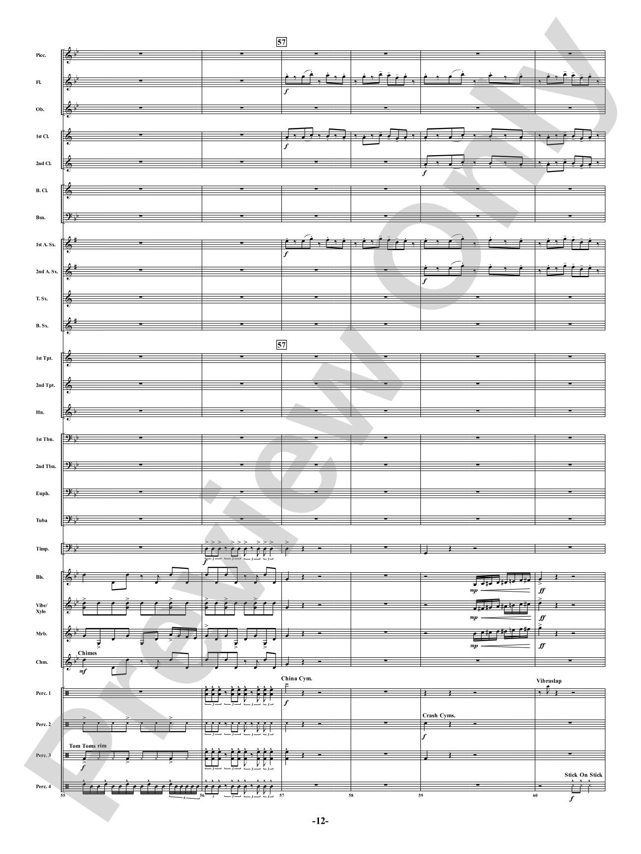 Industria - For Winds & Percussion Ensemble: Concert Band Conductor Score & Parts