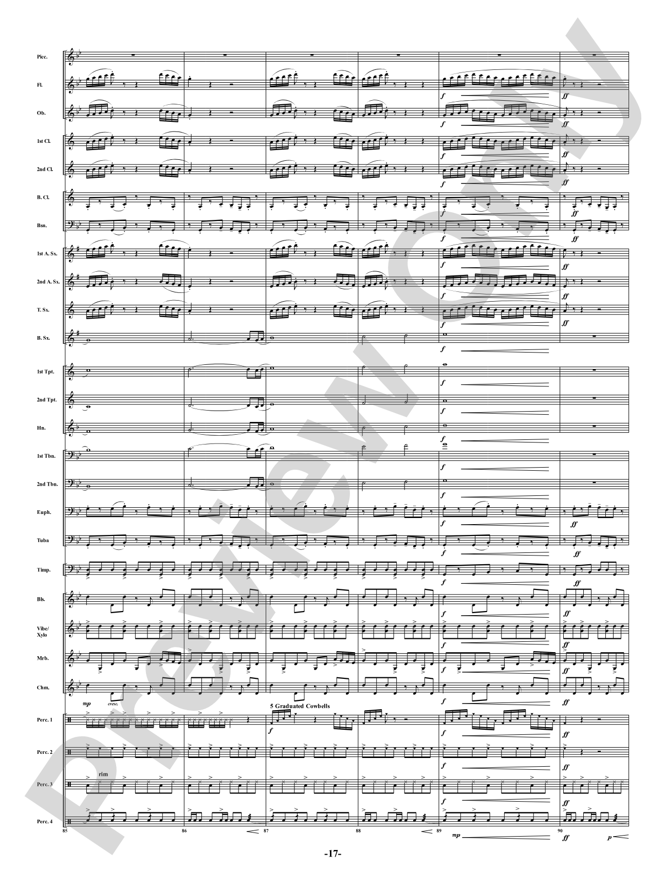 Industria - For Winds & Percussion Ensemble: Concert Band Conductor Score & Parts