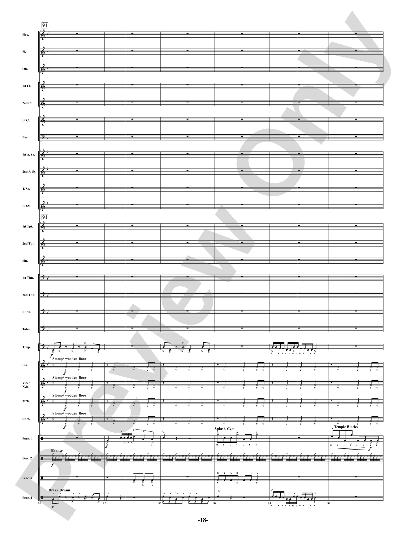 Industria - For Winds & Percussion Ensemble: Concert Band Conductor Score & Parts