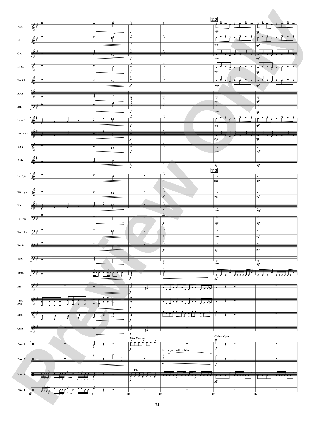 Industria - For Winds & Percussion Ensemble: Concert Band Conductor Score & Parts