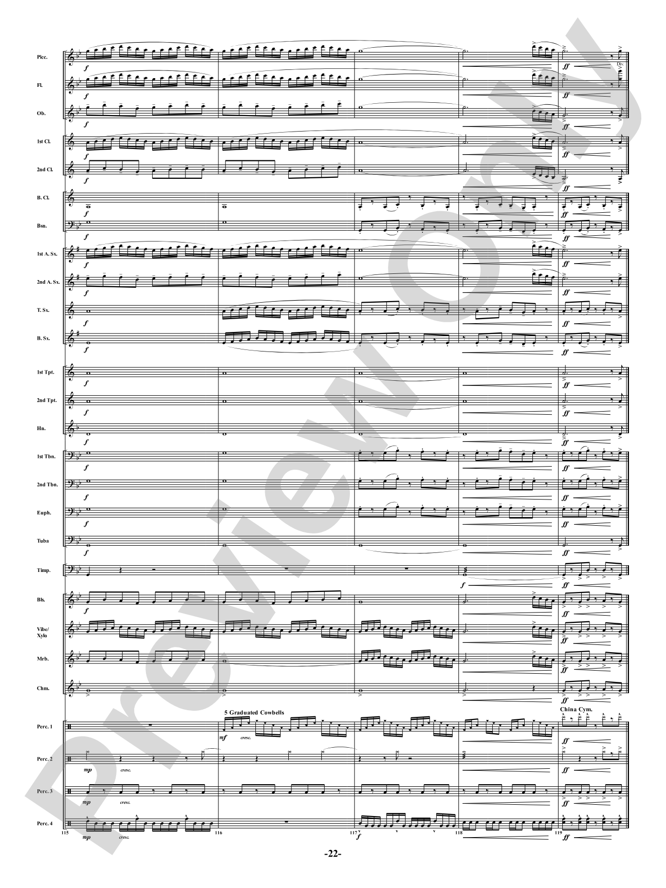 Industria - For Winds & Percussion Ensemble: Concert Band Conductor Score & Parts