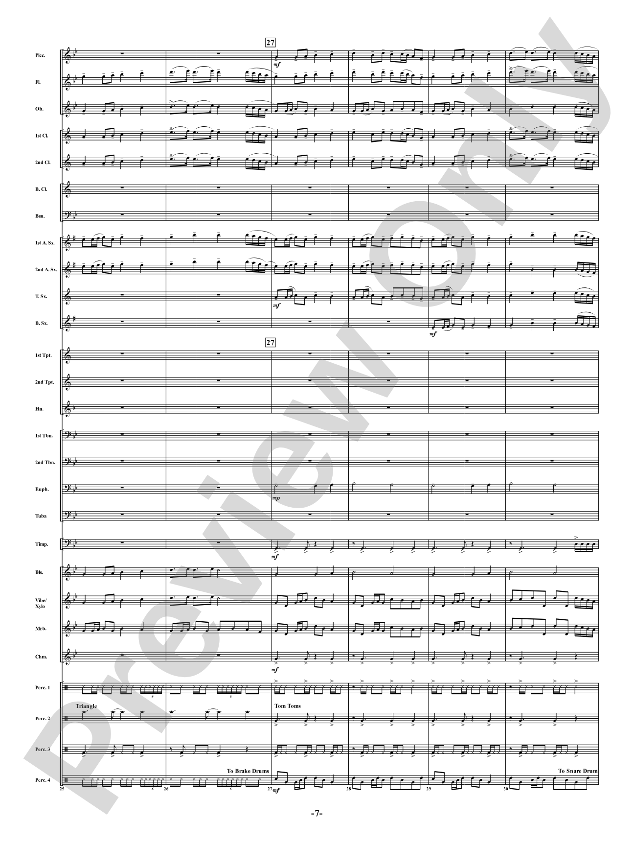 Industria - For Winds & Percussion Ensemble: Concert Band Conductor Score & Parts