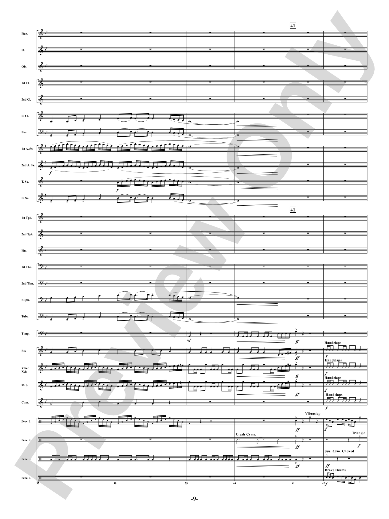 Industria - For Winds & Percussion Ensemble: Concert Band Conductor Score & Parts