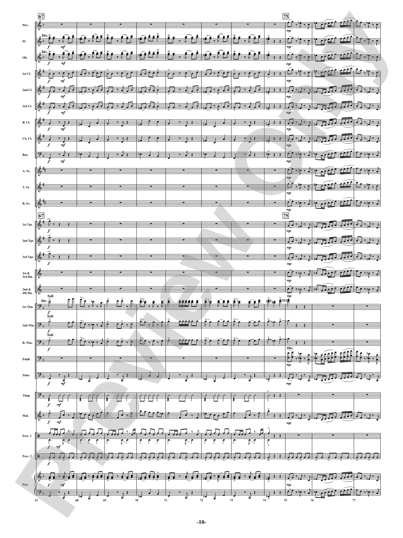 Summer Nights - Mvt. 3 - Postcards from the First Coast: Concert Band Conductor Score & Parts
