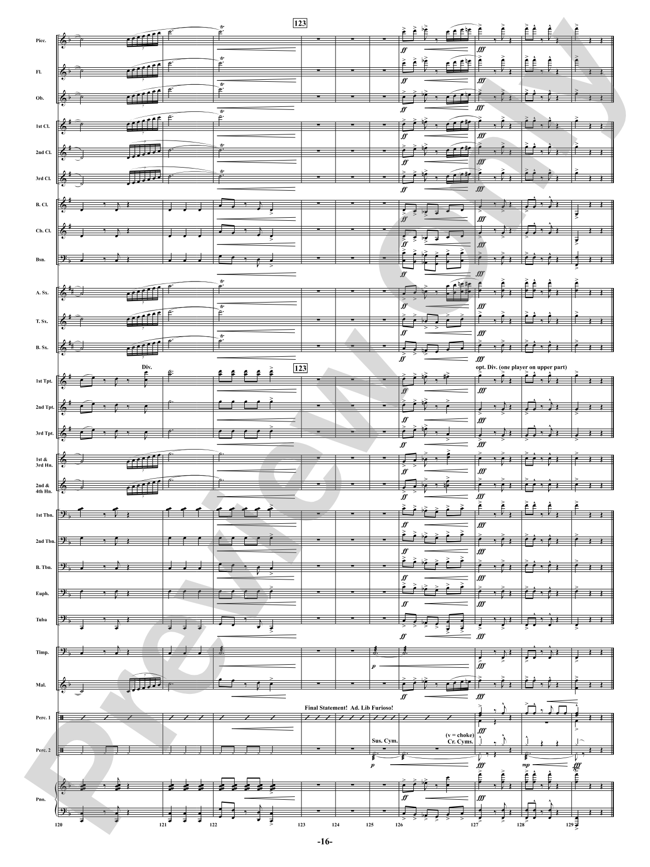 Summer Nights - Mvt. 3 - Postcards from the First Coast: Concert Band Conductor Score & Parts