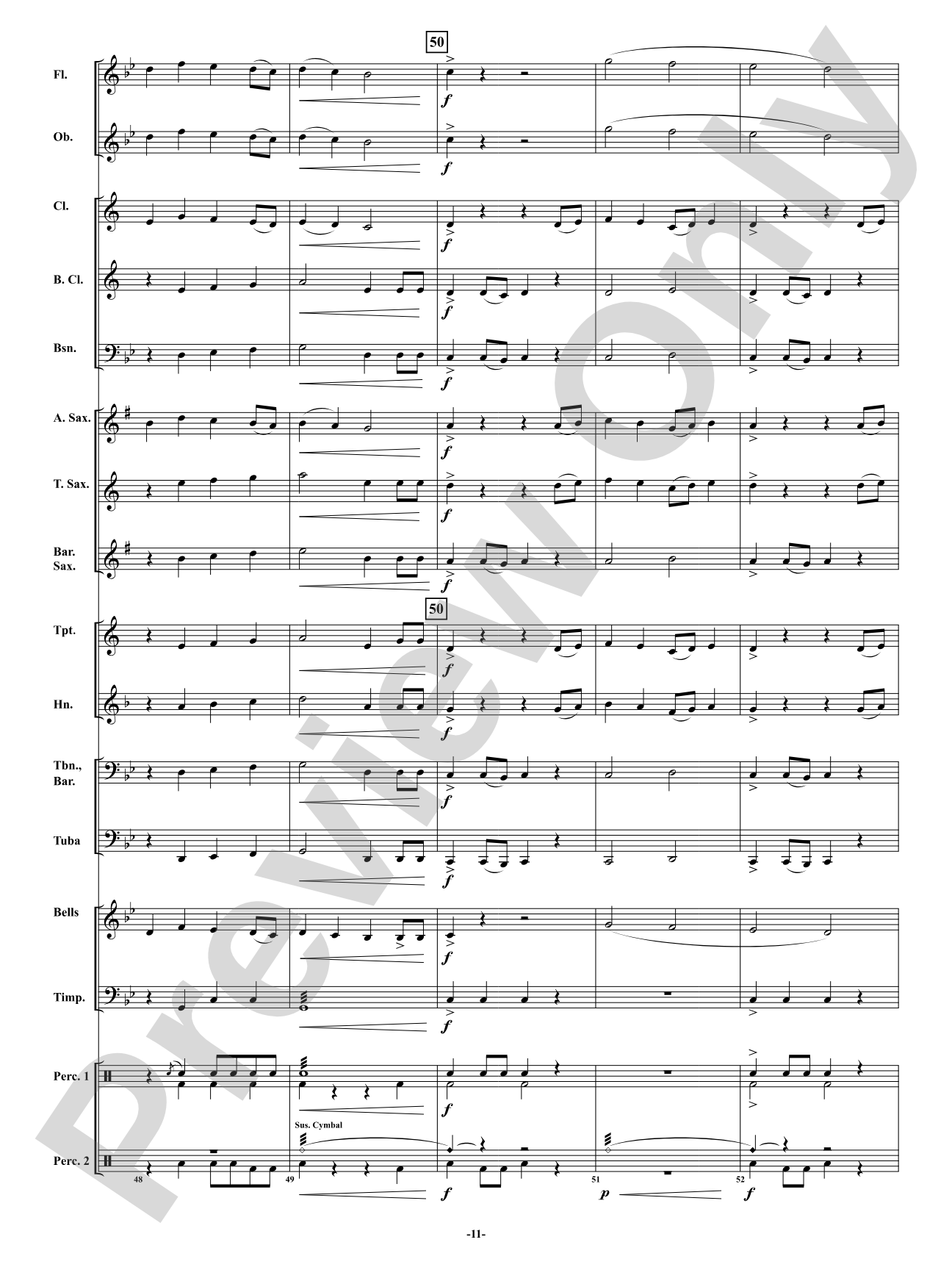 Rising Waters: Concert Band Conductor Score & Parts