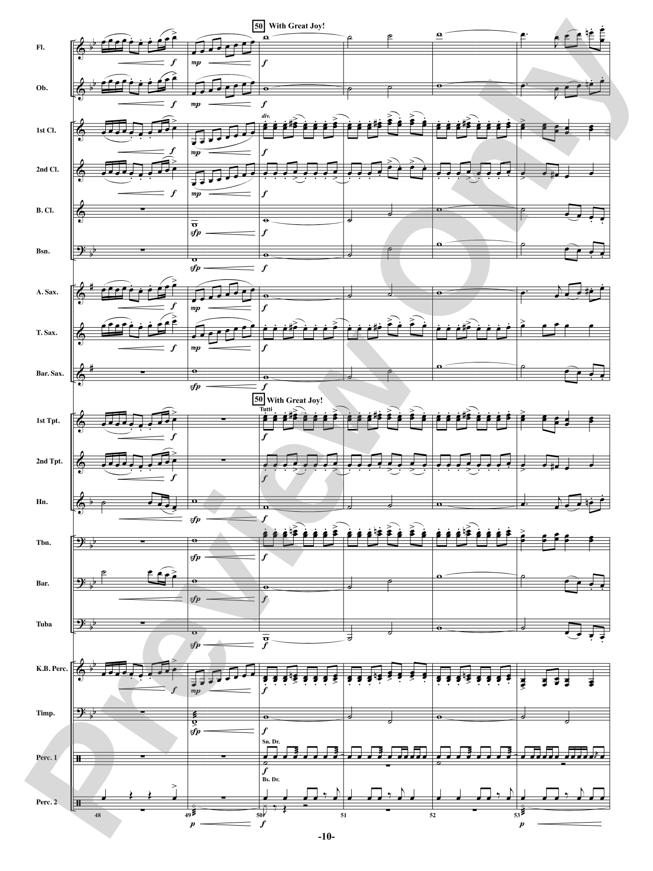 Yellow: Concert Band Conductor Score & Parts