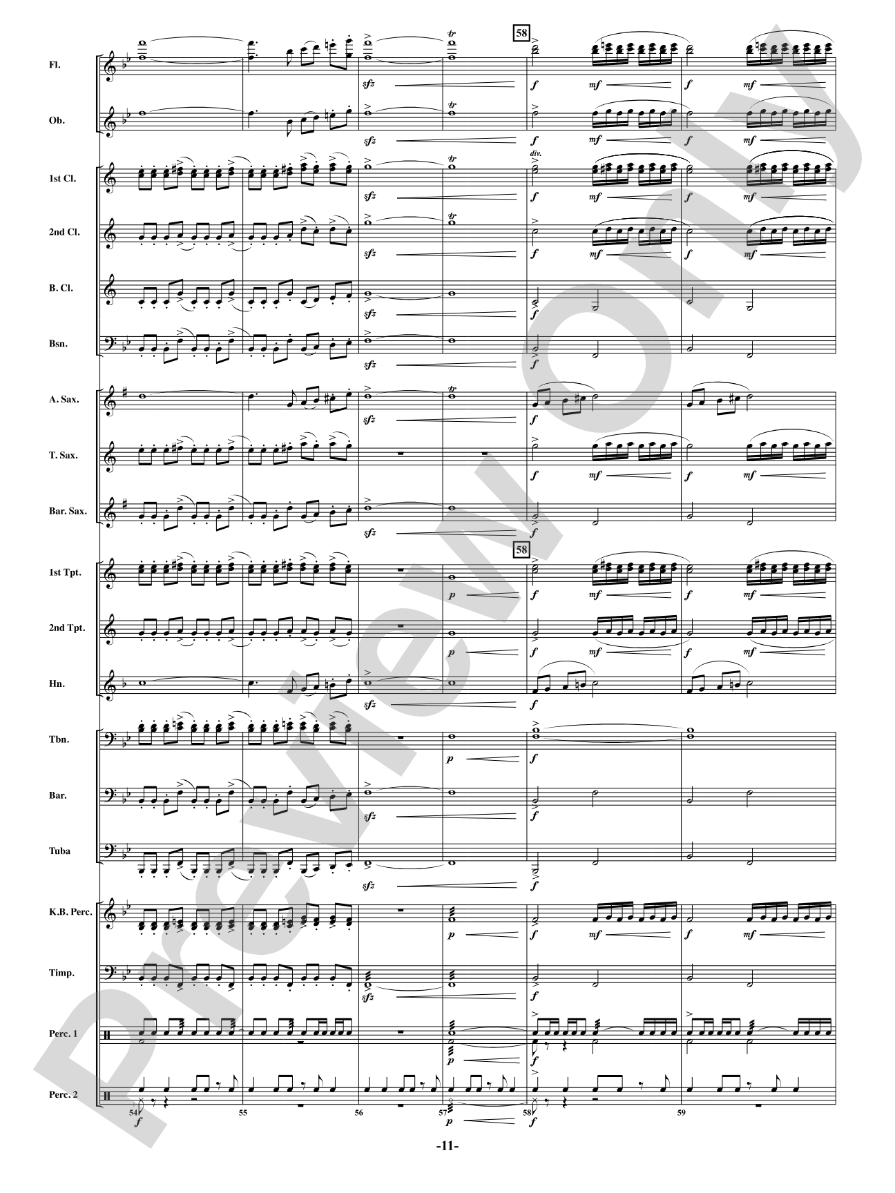 Yellow: Concert Band Conductor Score & Parts