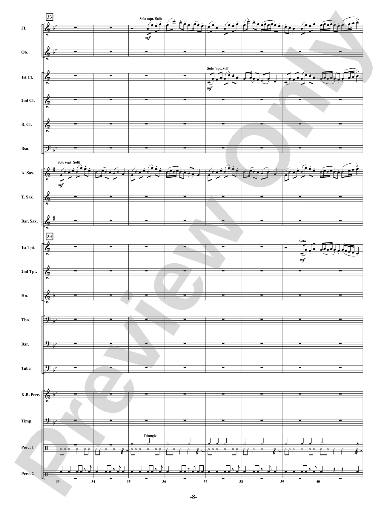 Yellow: Concert Band Conductor Score & Parts