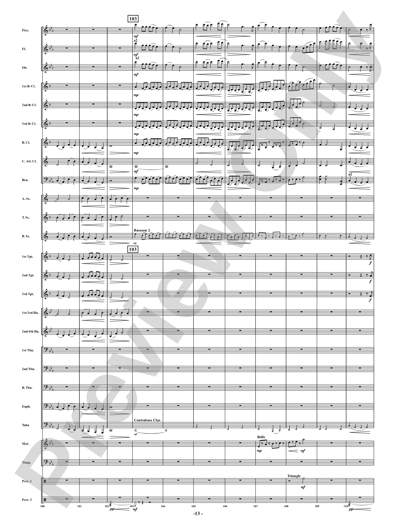 Suite of Appalachian Folk Songs: Concert Band Conductor Score & Parts