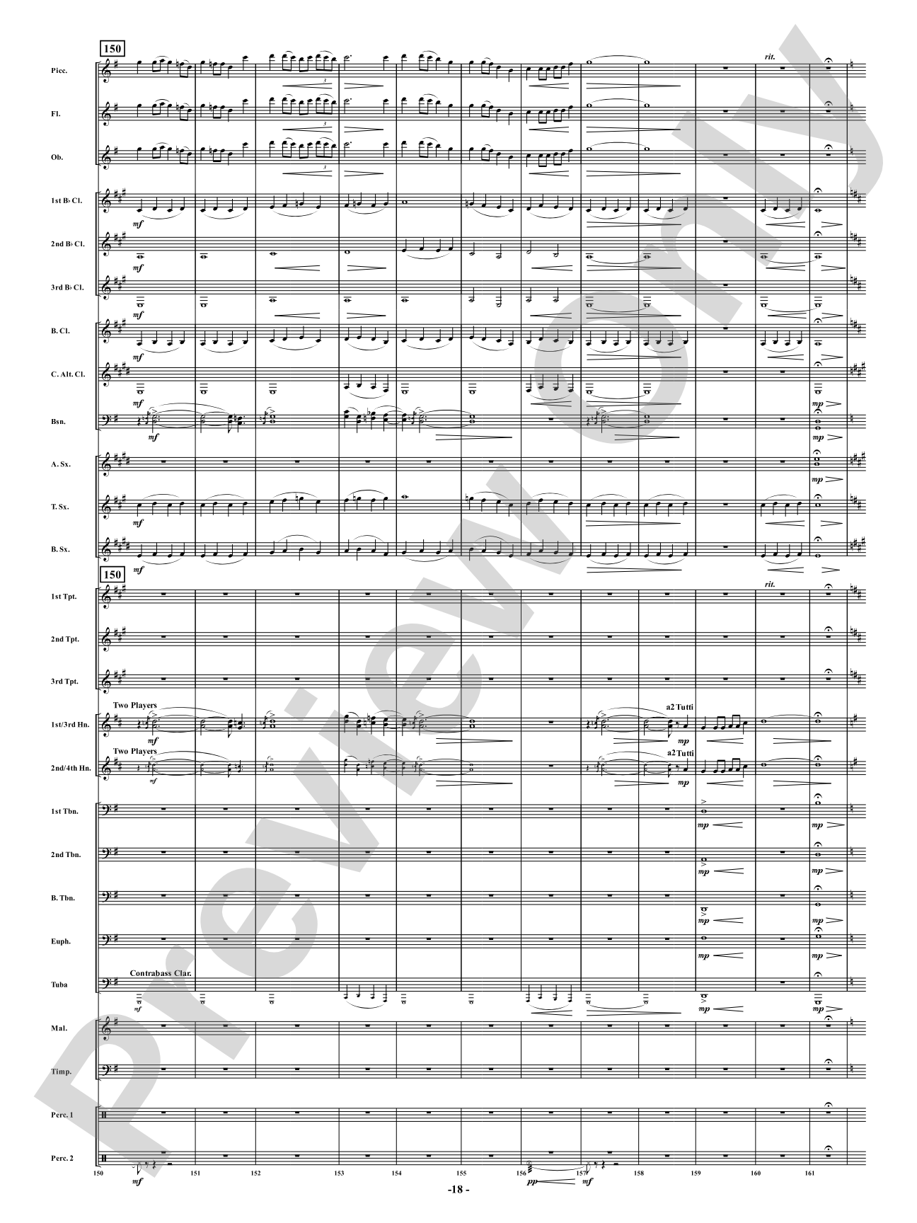 Suite of Appalachian Folk Songs: Concert Band Conductor Score & Parts