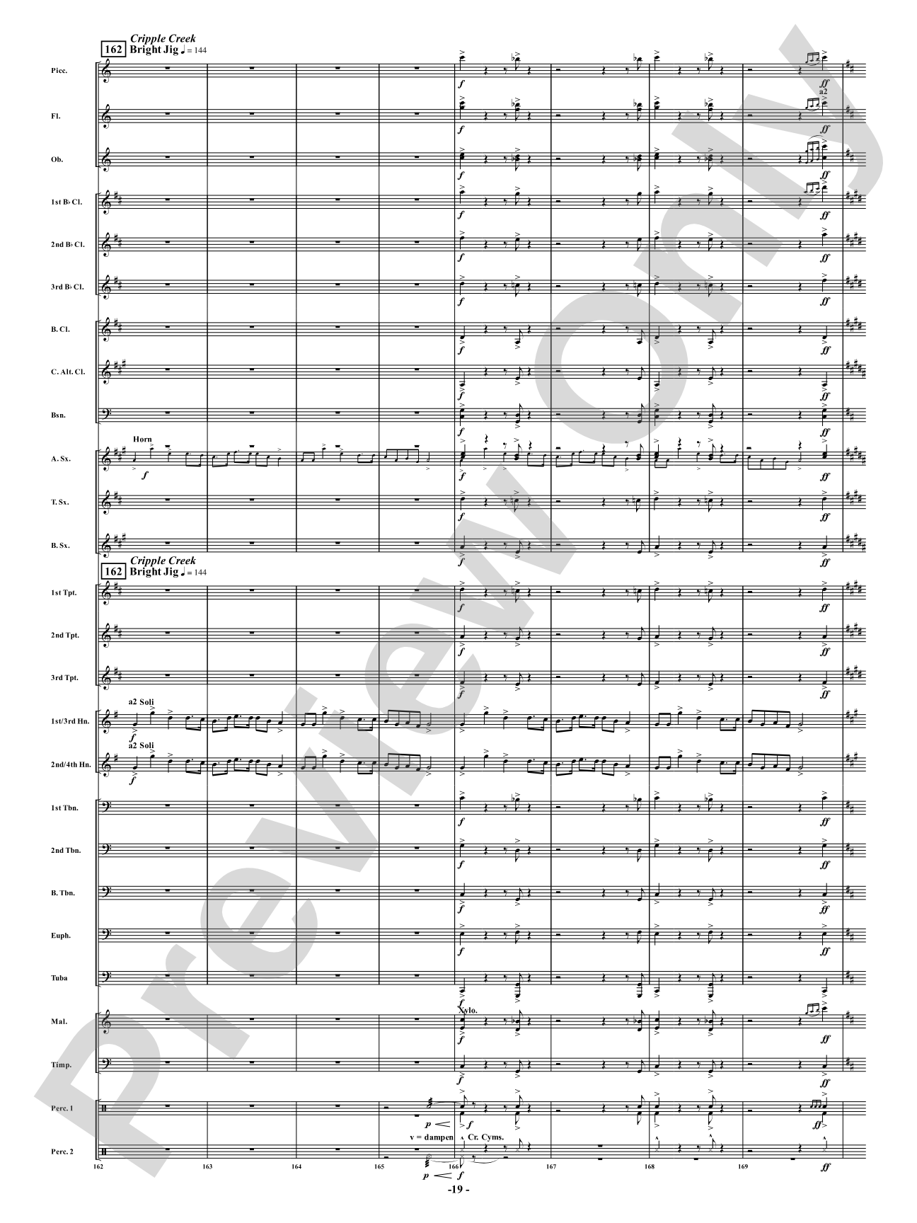 Suite of Appalachian Folk Songs: Concert Band Conductor Score & Parts