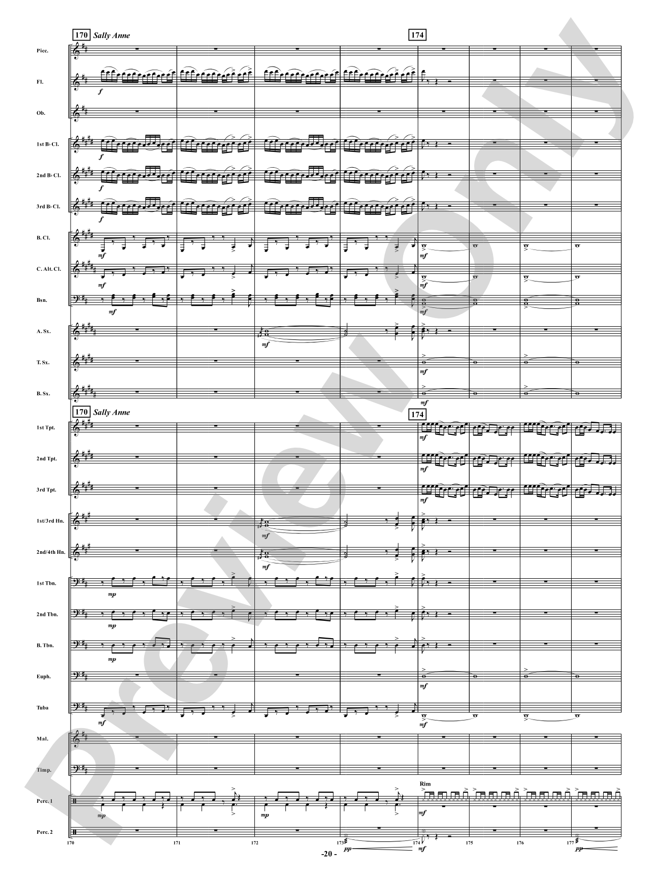 Suite of Appalachian Folk Songs: Concert Band Conductor Score & Parts