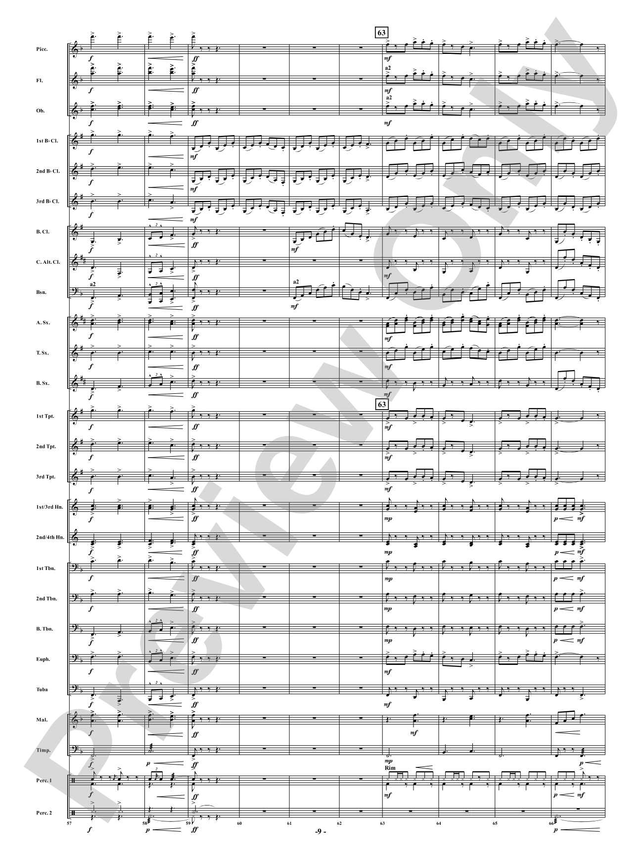 Suite of Appalachian Folk Songs: Concert Band Conductor Score & Parts
