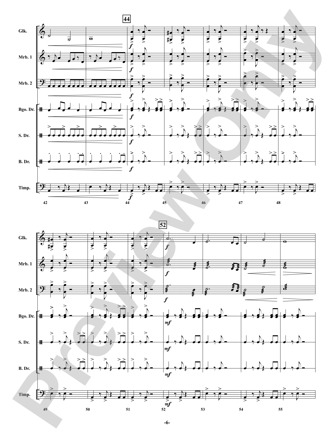 Hidden Village: Percussion Ensemble Conductor Score & Parts