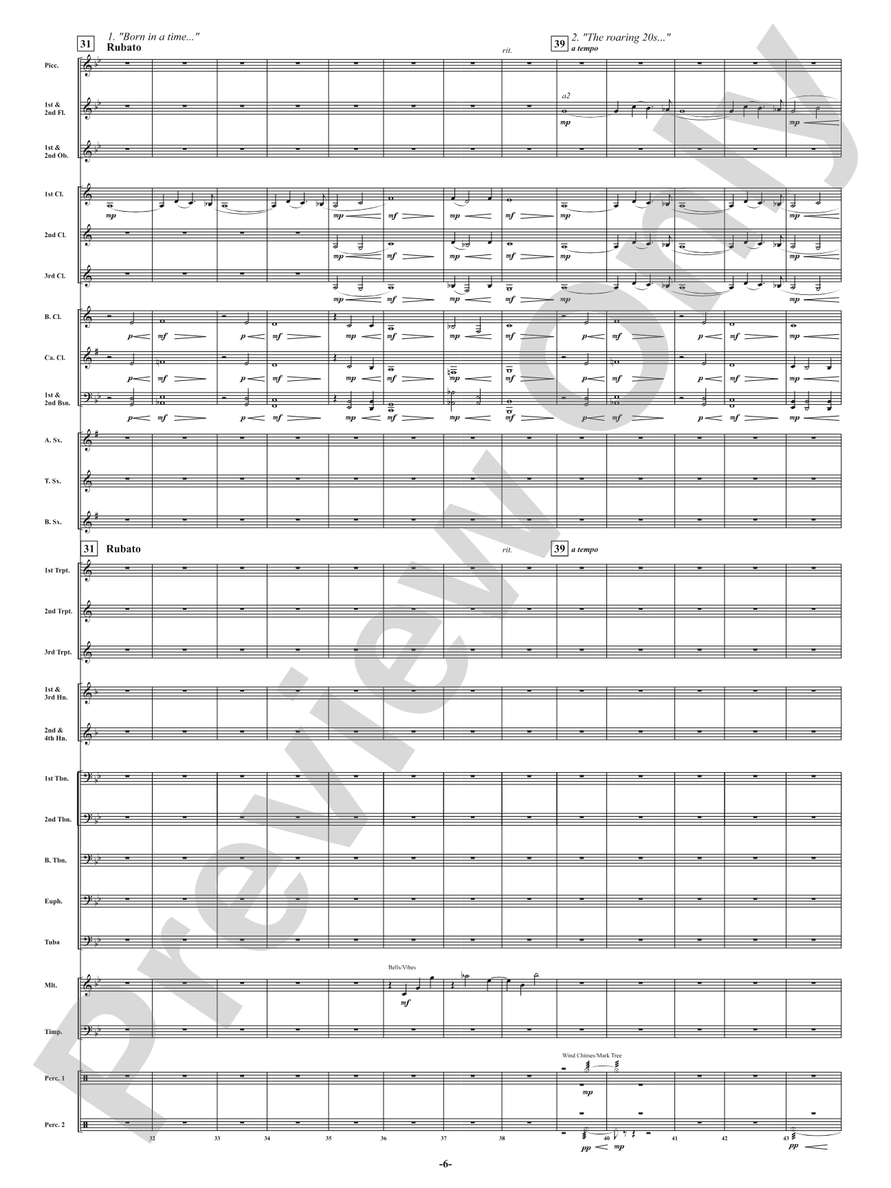 The Greatest Generation - For Symphonic Band: Concert Band Conductor Score & Parts